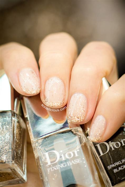 dior gold glitter nail polish|Dior nail polish reviews.